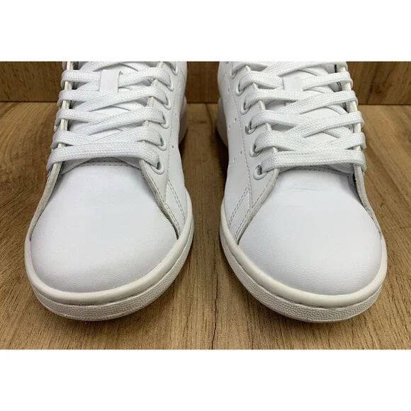 adidas Stan Smith Cloud White Bold Pink Low Top Sneaker Shoes FX7522 (GS) Size 6 - Picture 5 of 12